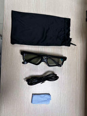 Rechargeable Universal 3D Glasses, Compatible with All 3D Ready HDTV, Sync with Major Brands